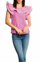  Neck Ruffle Top