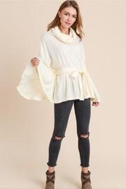  Turtleneck Cape Top