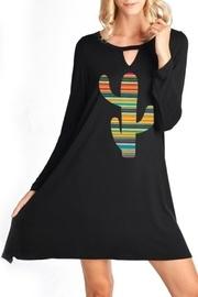  Long Sleeve Cactus Dress