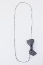  Necklace Linen Bow