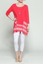  Red Amy Tunic