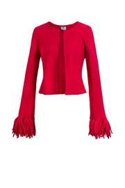  Red Cropped Jacket