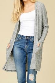  Waffle Knit Cardigan