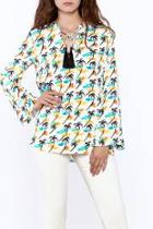  Palm Tree Blouse