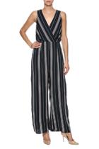  Navy Striped Jumpsuit