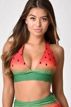  Watermelon Swim Top