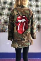  Rolling-stones Patch Vintage-army-jacket