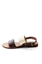  Double-strap Chocolate Sandal