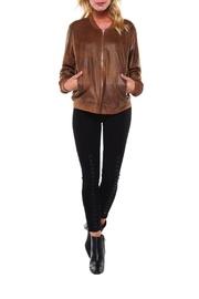  Distressed Bomber Jacket