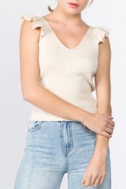  Ruffle Sweater Tank