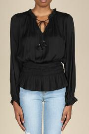  Elastic Waist Detail Top