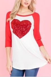 Sequins Heart Top
