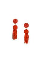  Red Tassel Earrings