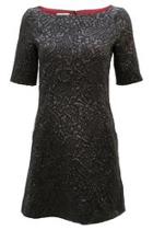  Fitted Brocade Dress