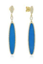  Turquoise Diamond Earring