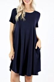  Nicole Navy Dress