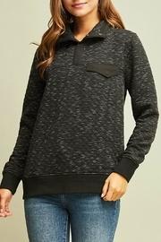  Quilted Pullover Sweater