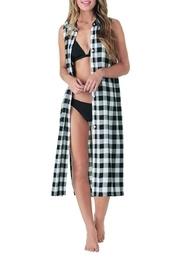  Jaime Check Duster-vest