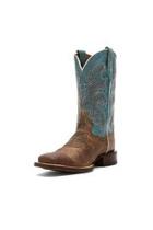  Teal Square Toe Boot