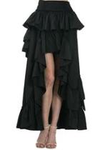  Ruffled Hi-low Skirt