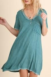  Washed V Neck Tee