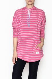  Skipper Pink Stripe Hoodie