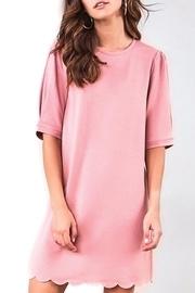  Anita Scallop Trim Shift Dress