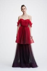  Ombre Tulle-tiered Gown