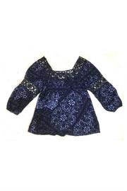  Blue Batik Top