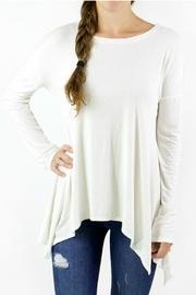  Ivory Ribbed Tee