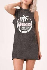 Graphic Bandcut Dress