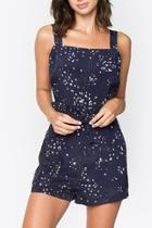  Navy Star-printer Romper