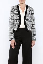  Geo Cropped Blazer