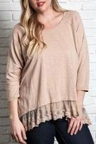  Lace Detail Shirt