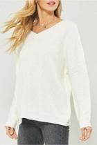  Low-back Ivory Sweater
