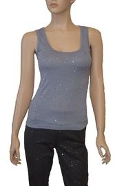  Grey Rhinestone Tank
