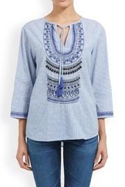  Mallory Embroidered Top