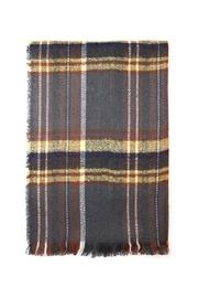  Tartan Plaid Fringed-scarf