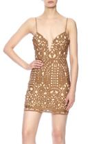  Tan Crochet Dress