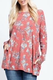  A-line Floral Top