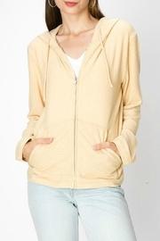  Jersey-knit Pocket Hoodie