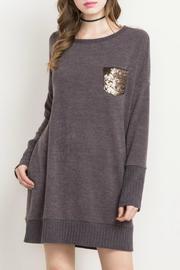  Sequin Pocket Dress