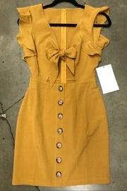  Mustard Dress W/buttons