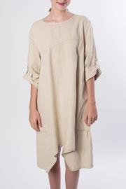  Beige Pocket Dress