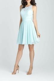  Short Dotted Chiffon Dress