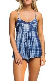  Tie-dye Cage-back Romper