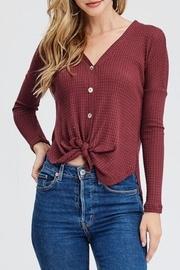  Button-up Faux Cardigan