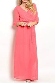  Coral Maxi Dress