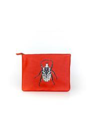  Printed Leather Clutch