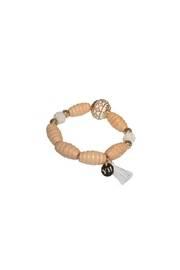  Wood Beads Elastic Bracelet